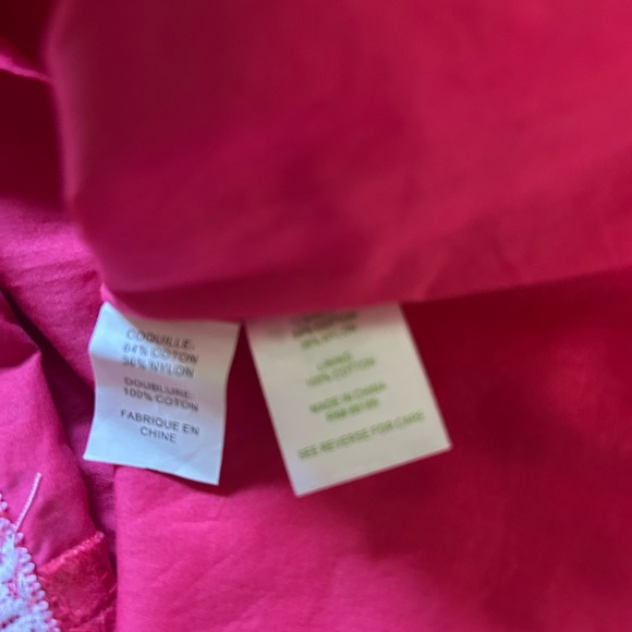Lilly Pulitzer Coral Lace-Lined Mini Dress Sz 0 - Picture 7 of 7
